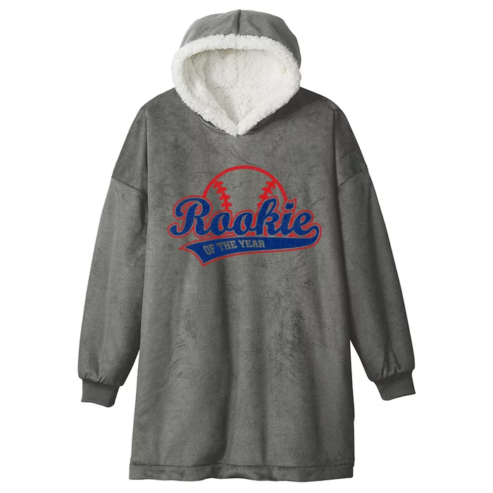 Baseball Rookie Of The Year Hooded Wearable Blanket