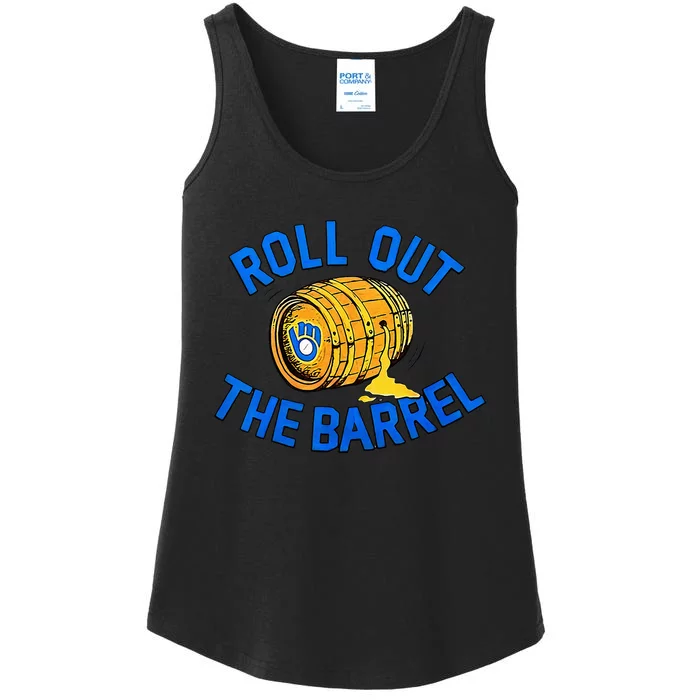 Brewers Roll Out The Barrel Ladies Essential Tank