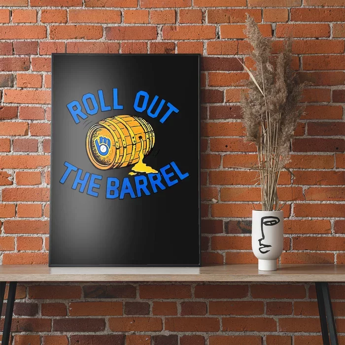 Brewers Roll Out The Barrel Poster