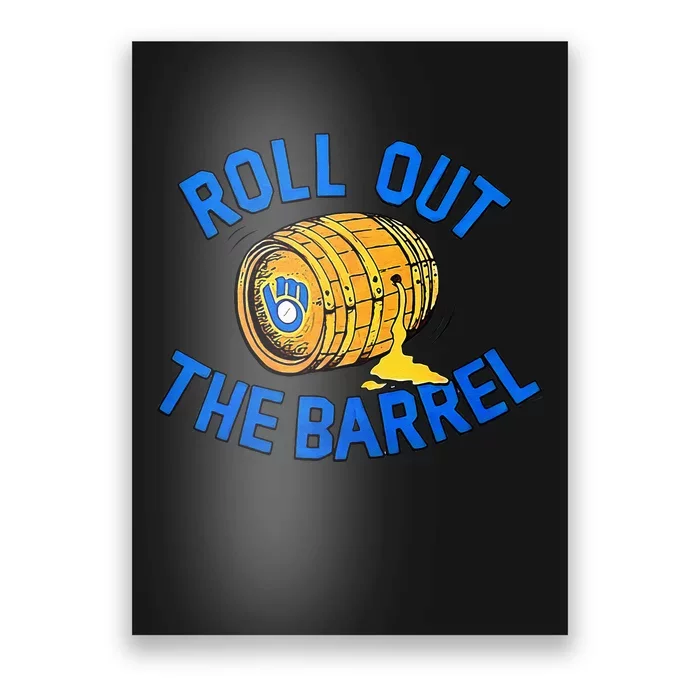 Brewers Roll Out The Barrel Poster