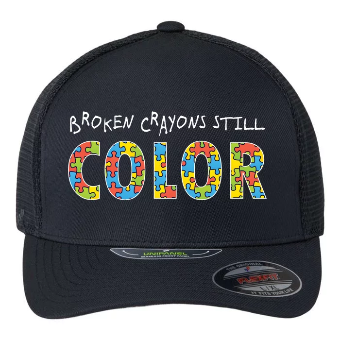 Broken Crayons Still Color Flexfit Unipanel Trucker Cap