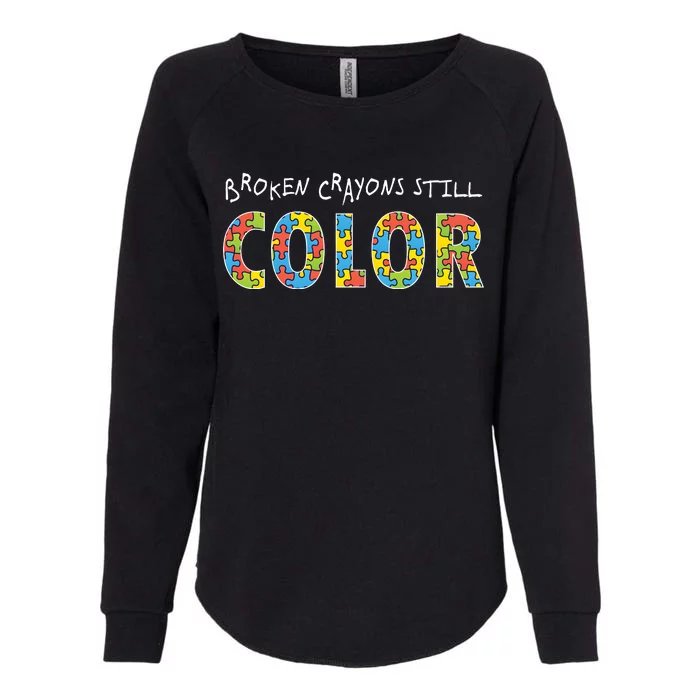 Broken Crayons Still Color Womens California Wash Sweatshirt