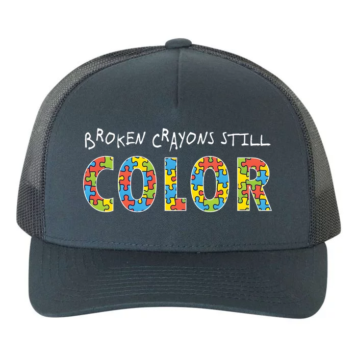 Broken Crayons Still Color Yupoong Adult 5-Panel Trucker Hat