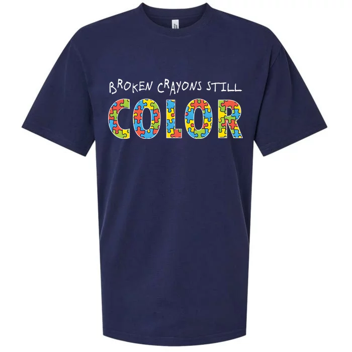 Broken Crayons Still Color Sueded Cloud Jersey T-Shirt