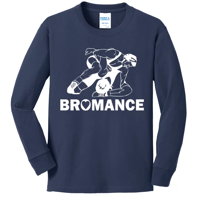 Bromance Wrestling Kids Long Sleeve Shirt