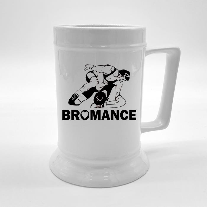 Bromance Wrestling Front & Back Beer Stein