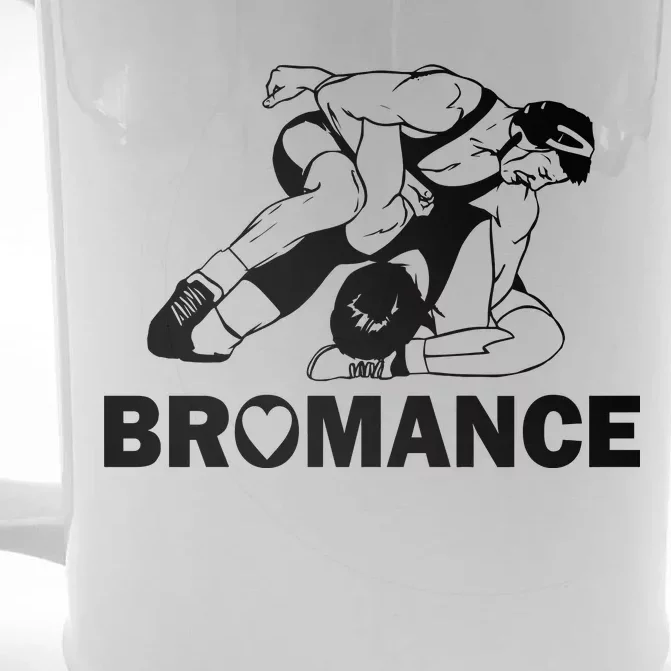 Bromance Wrestling Front & Back Beer Stein