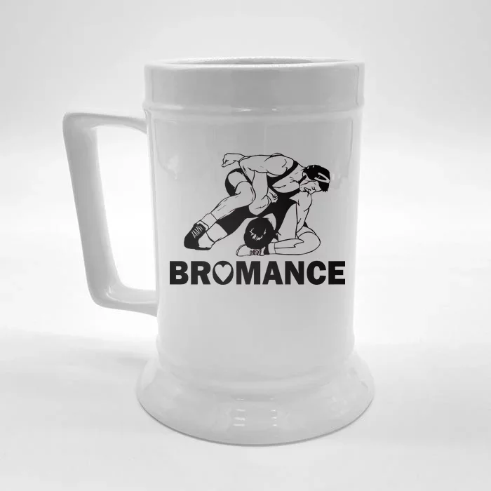 Bromance Wrestling Front & Back Beer Stein