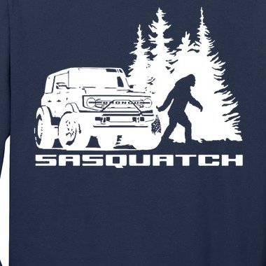 Bronco Sasquatch Truck Long Sleeve Shirt
