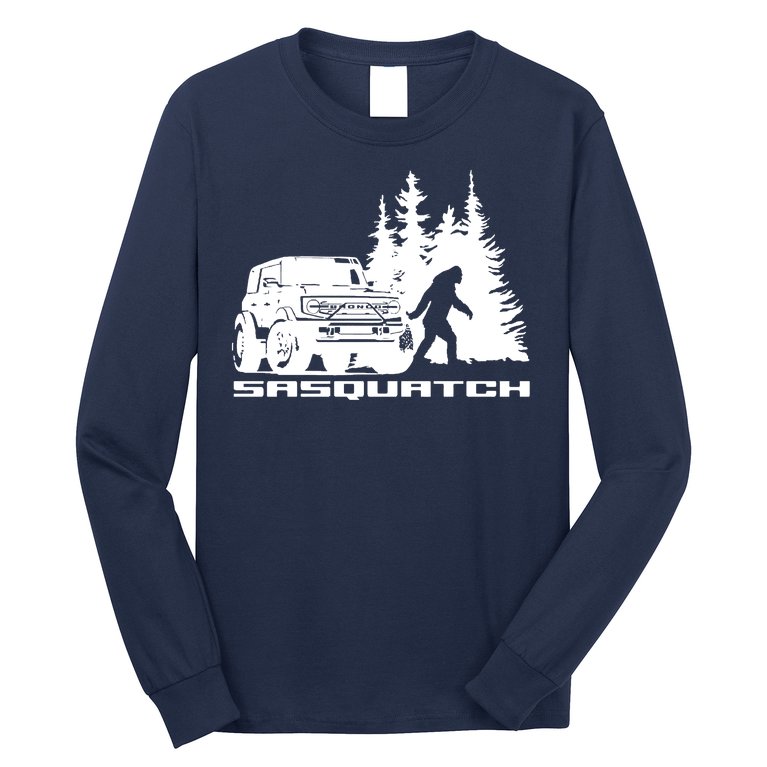 Bronco Sasquatch Truck Long Sleeve Shirt