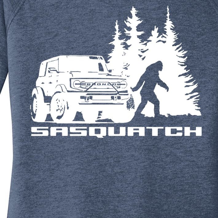 Bronco Sasquatch Truck Women’s Perfect Tri Tunic Long Sleeve Shirt