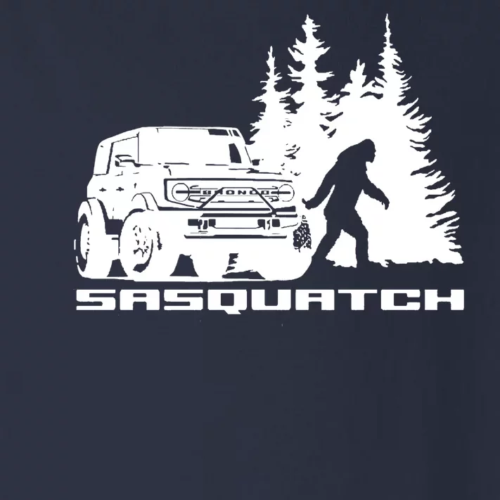 Bronco Sasquatch Truck Toddler Long Sleeve Shirt