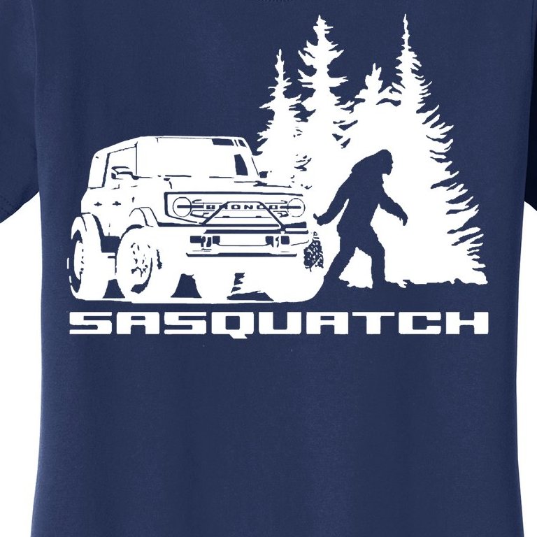 Bronco Sasquatch Truck Women's T-Shirt