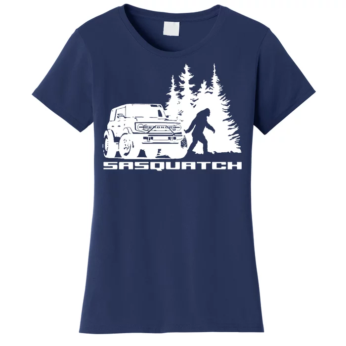 TeeShirtPalace Bronco Sasquatch Truck Women's T-Shirt