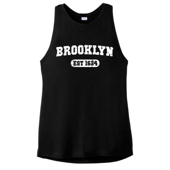 Brooklyn Est 1634 Ladies Tri-Blend Wicking Tank