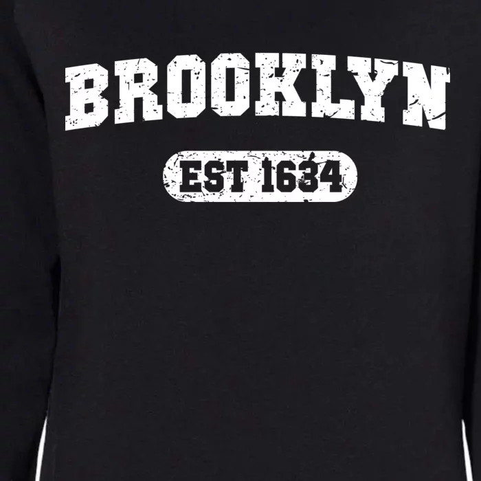 Brooklyn Est 1634 Womens California Wash Sweatshirt