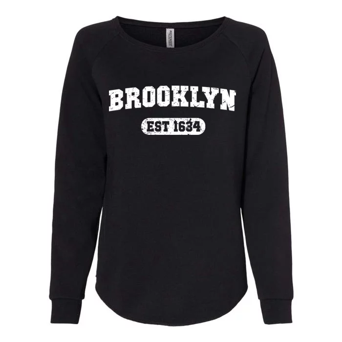 Brooklyn Est 1634 Womens California Wash Sweatshirt