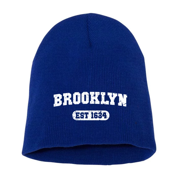 Brooklyn Est 1634 Short Acrylic Beanie