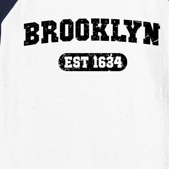 Brooklyn Est 1634 Baseball Sleeve Shirt