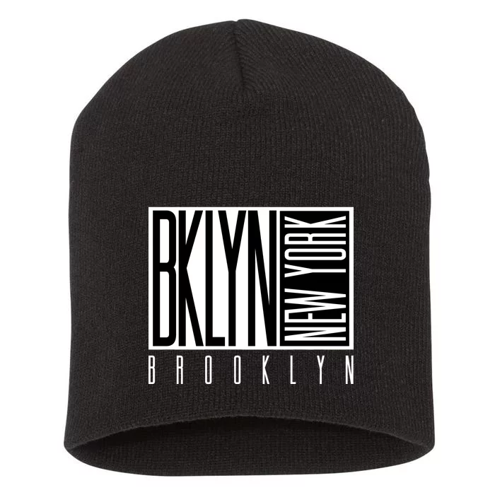 Brooklyn New York Vintage Short Acrylic Beanie