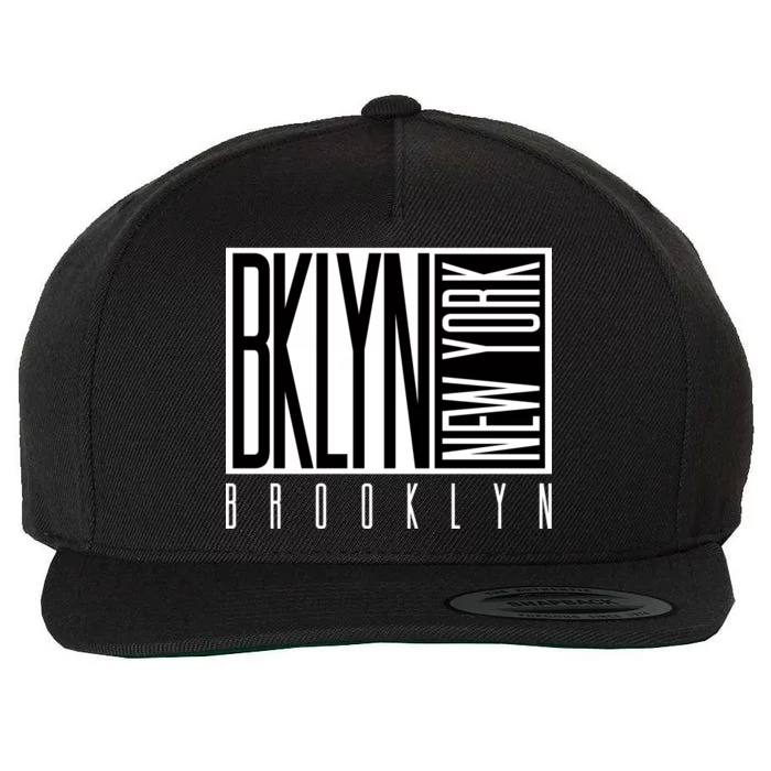 Brooklyn New York Vintage Wool Snapback Cap