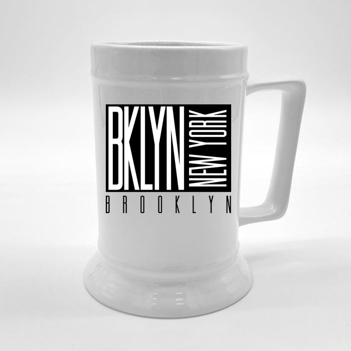 Brooklyn New York Vintage Front & Back Beer Stein