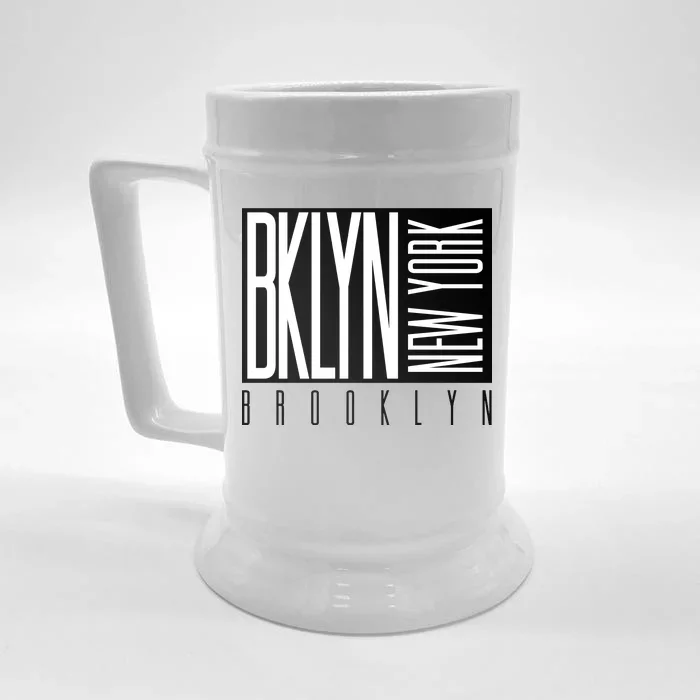 Brooklyn New York Vintage Front & Back Beer Stein