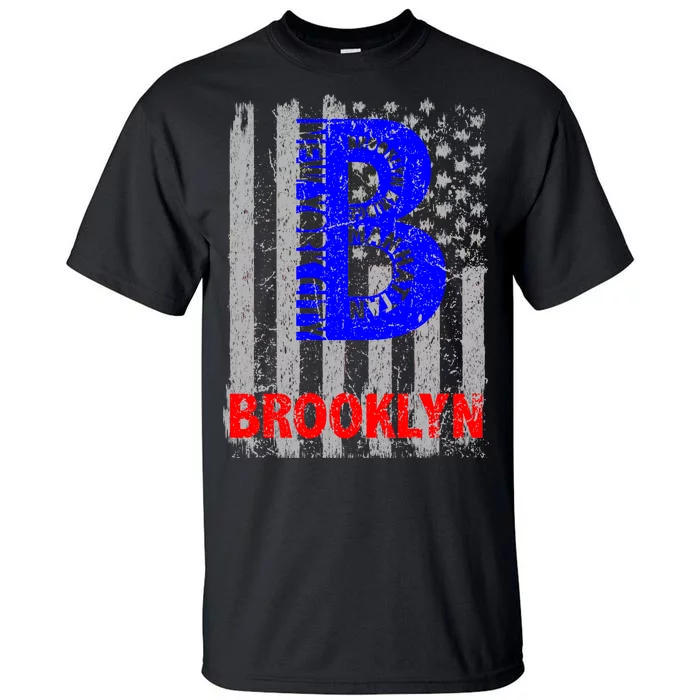 Brooklyn Vintage USA Flag Tall T-Shirt