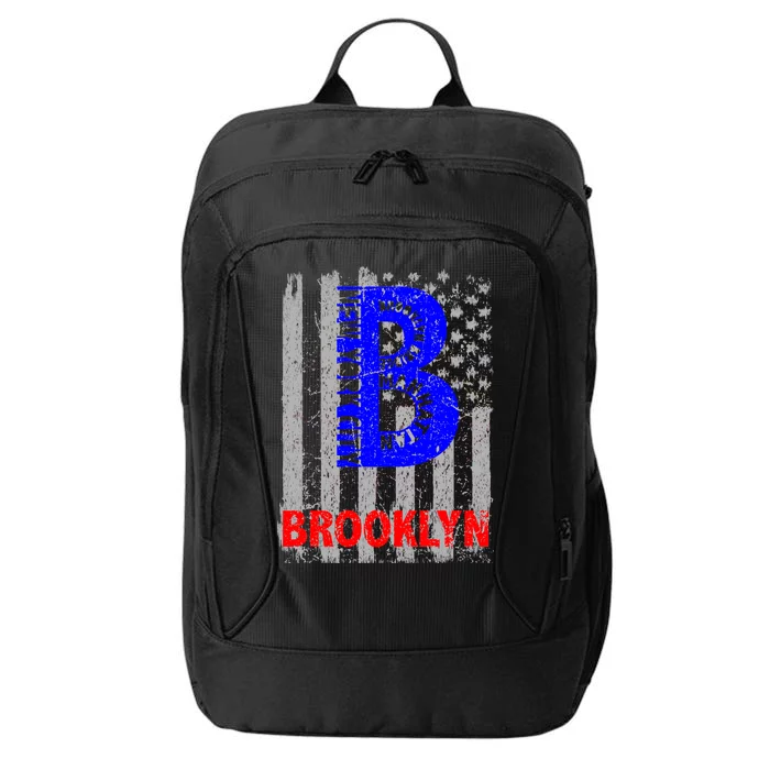 Brooklyn Vintage USA Flag City Backpack