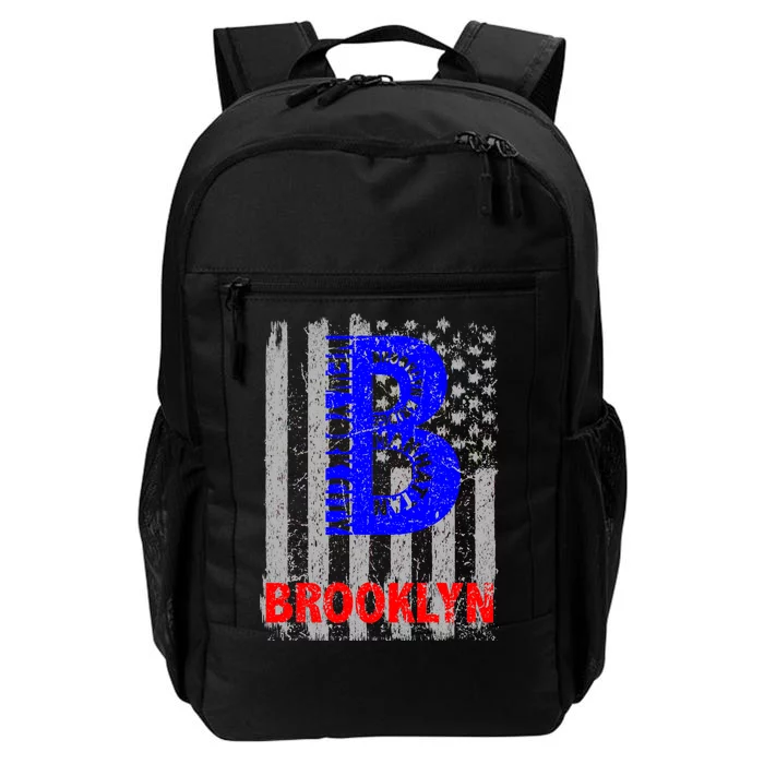 Brooklyn Vintage USA Flag Daily Commute Backpack