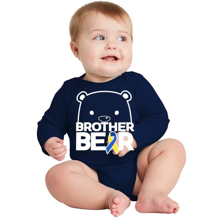 Brother Bear - Down Syndrome Awareness Baby Long Sleeve Bodysuit