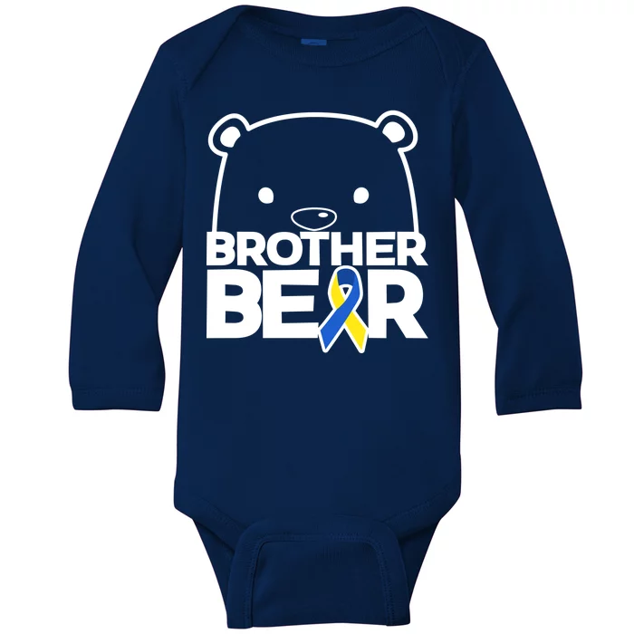 Brother Bear - Down Syndrome Awareness Baby Long Sleeve Bodysuit