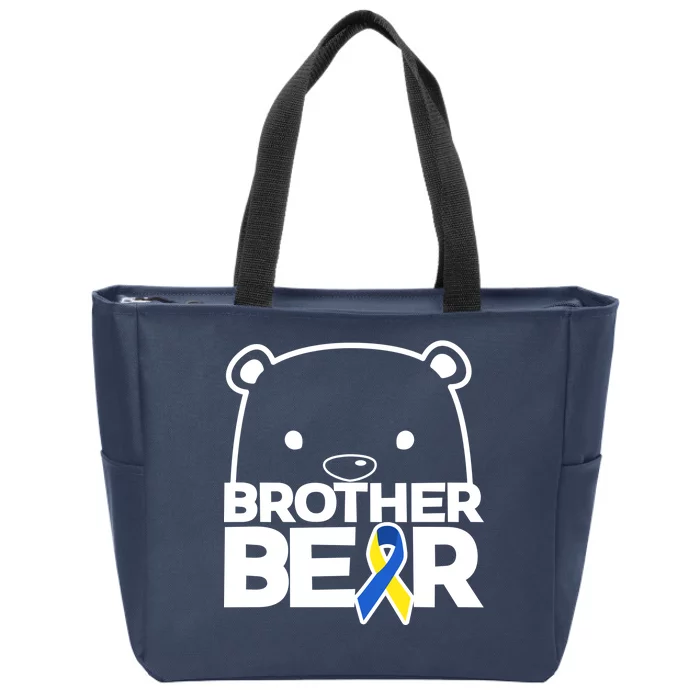 Brother Bear - Down Syndrome Awareness Zip Tote Bag