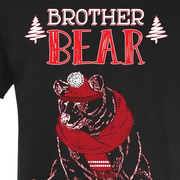 Brother Bear Christmas Santa Family Matching Pajamas Garment-Dyed Heavyweight T-Shirt