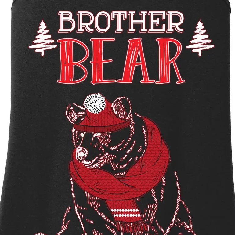 Brother Bear Christmas Santa Family Matching Pajamas Ladies Essential Tank