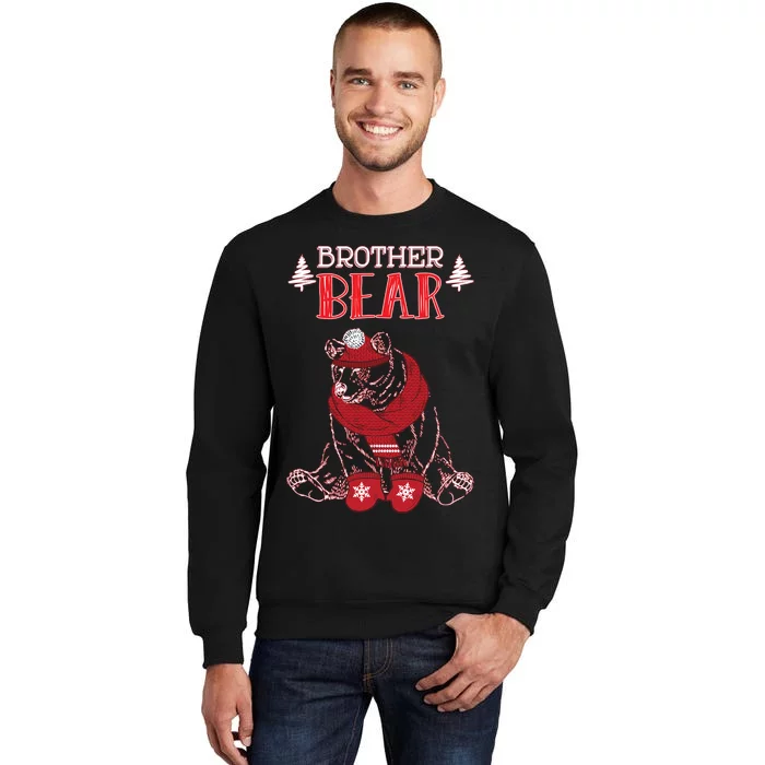 Brother Bear Christmas Santa Family Matching Pajamas Tall Sweatshirt