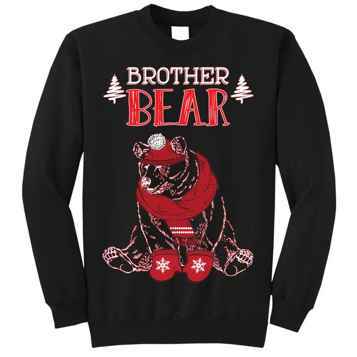 Brother Bear Christmas Santa Family Matching Pajamas Tall Sweatshirt