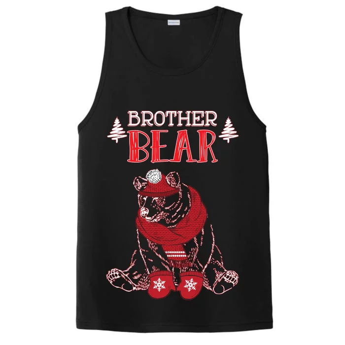 Brother Bear Christmas Santa Family Matching Pajamas Performance Tank