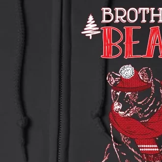 Brother Bear Christmas Santa Family Matching Pajamas Full Zip Hoodie