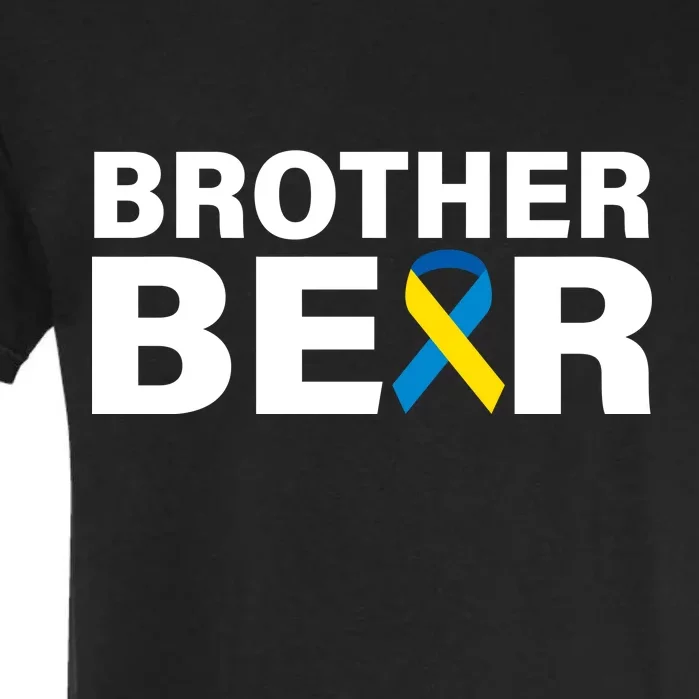 Brother Bear Down Syndrome Awareness Garment-Dyed Heavyweight T-Shirt