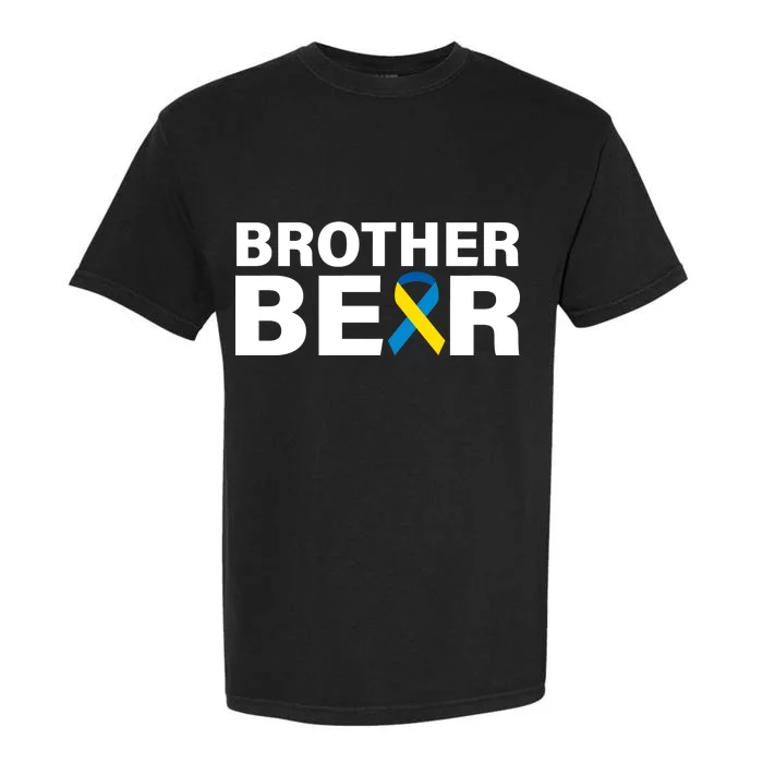 Brother Bear Down Syndrome Awareness Garment-Dyed Heavyweight T-Shirt