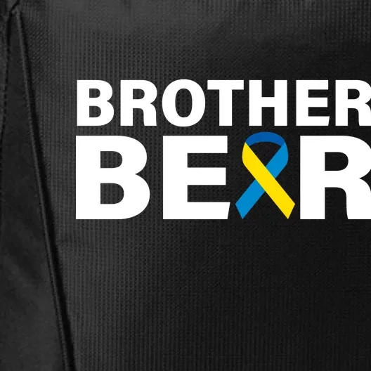 Brother Bear Down Syndrome Awareness City Backpack