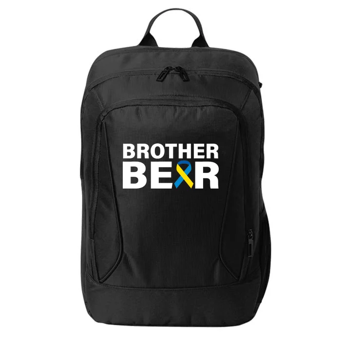 Brother Bear Down Syndrome Awareness City Backpack