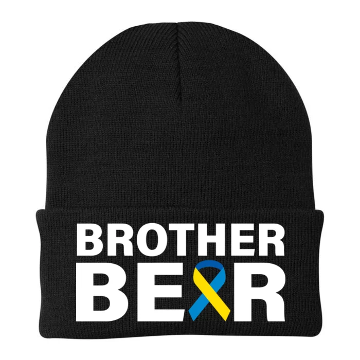 Brother Bear Down Syndrome Awareness Knit Cap Winter Beanie