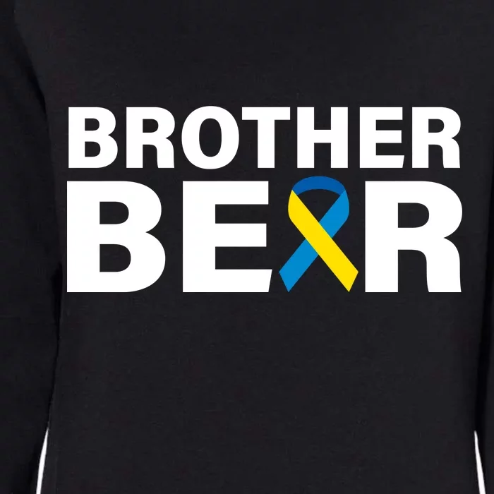 Brother Bear Down Syndrome Awareness Womens California Wash Sweatshirt