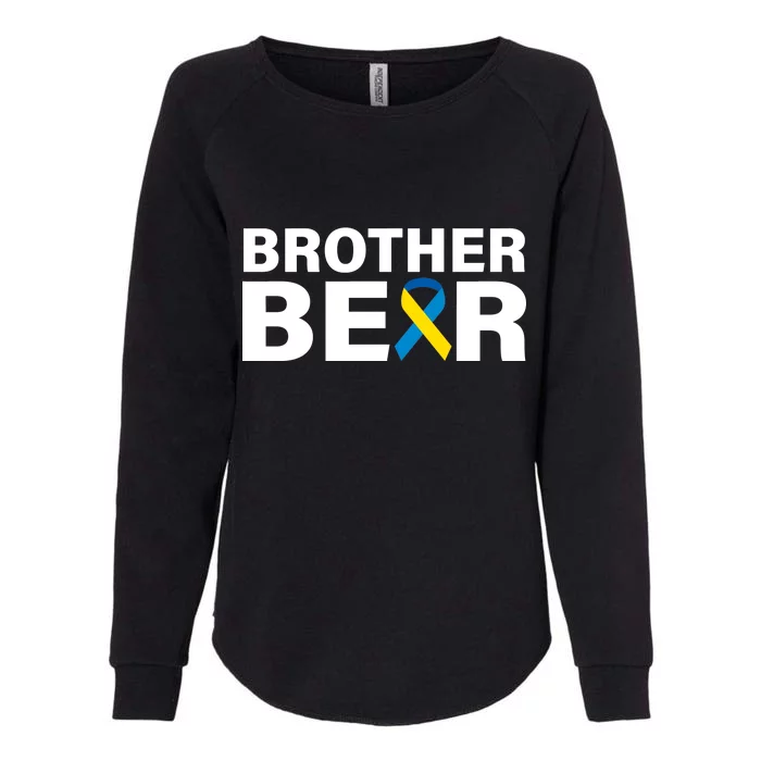 Brother Bear Down Syndrome Awareness Womens California Wash Sweatshirt