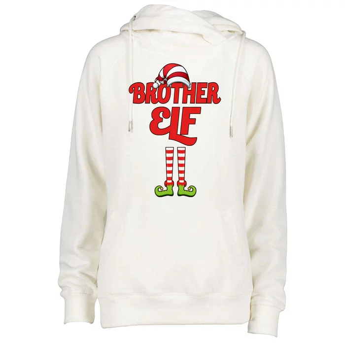 Brother Elf Christmas Womens Funnel Neck Pullover Hood