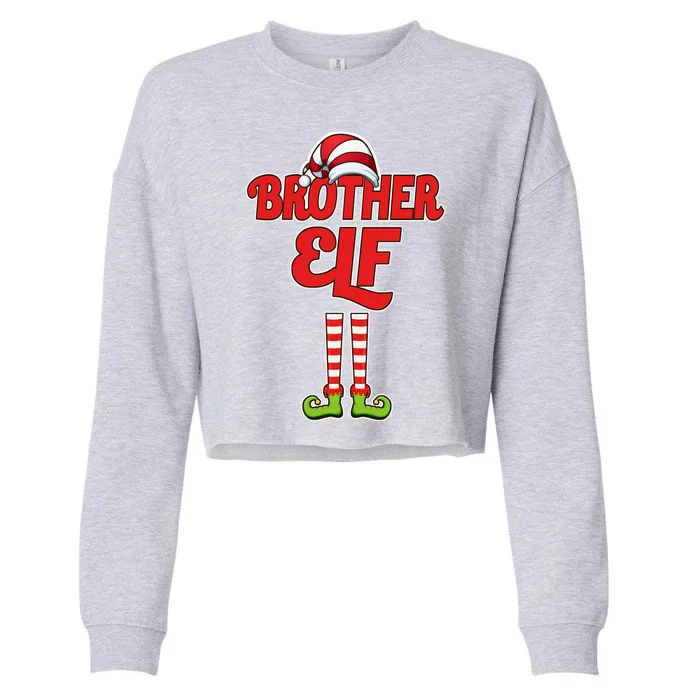 Brother Elf Christmas Cropped Pullover Crew