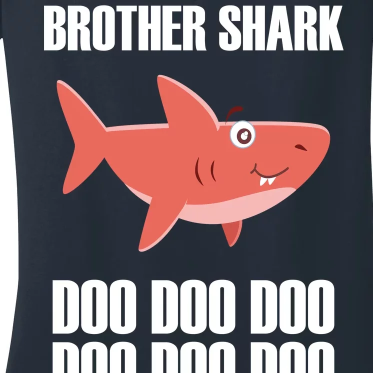 Brother Shark Doo Women's V-Neck T-Shirt