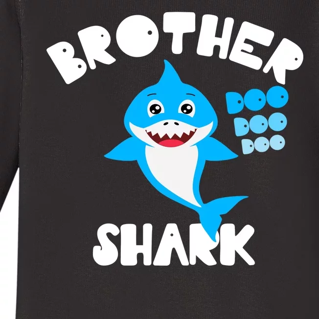 Brother Shark Doo Dpp Dpp Funny Baby Long Sleeve Bodysuit